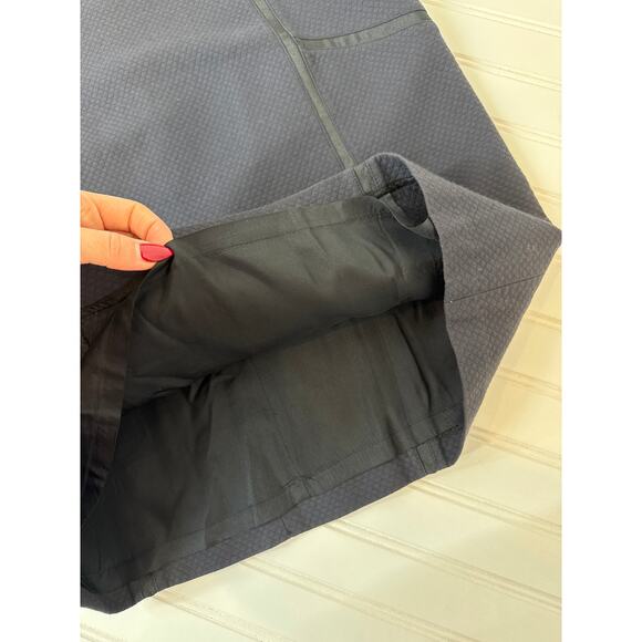 J. McLaughlin Dress Navy Blue Shift Sleeveless Office Ribbon Pockets Mini Size 8 - Picture 9 of 9